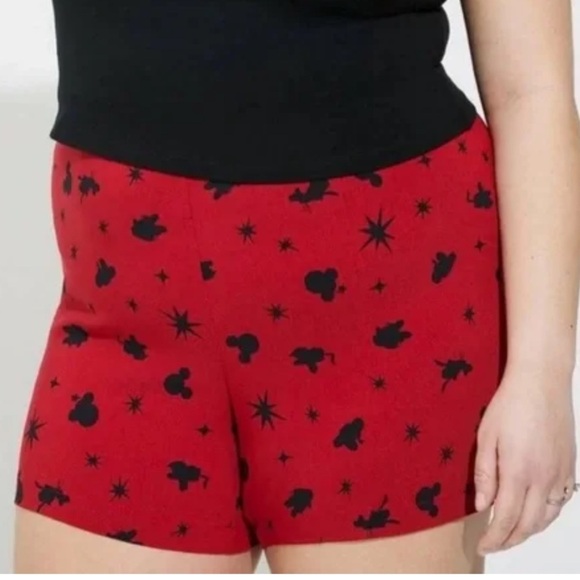 Torrid Disney Mickey Americana Pull On Shorts Size 2X - Picture 1 of 5